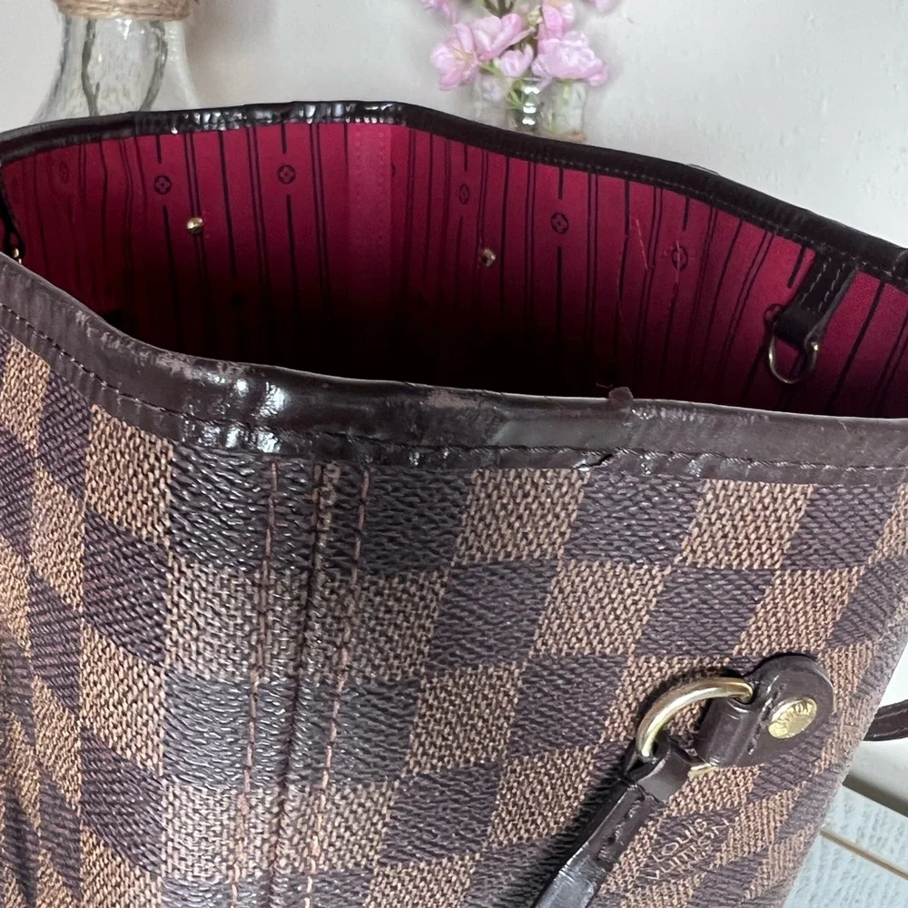 Louis Vuitton Neverful MM Damier Ebene - Picture 3 of 10